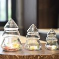 thumbnail image 3 of Christmas Decorations Food Storage Christmas Tree Candy Jars Glass Cookie Jars With Lids Christmas Tree Jar Bowl Storage Container For Xmas Festival Holiday Table Decoration Storage rack, 3 of 7