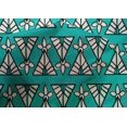 thumbnail image 4 of oneOone Cotton Silk Fabric Floral & Triangle Block Printed Craft Fabric BTY 42 Inch Wide, 4 of 4