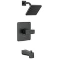 thumbnail image 1 of Delta Faucet T14467-BL-PP Modern Tub & Shower, Matte Black, 1 of 1