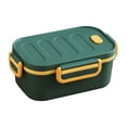 thumbnail image 2 of Clearance! Student And Chilren Lunch Box, 1000 ML 3-Compartment 2 Layer Bento Lunch Box For Kids, Lunch Containers For Adults Come, Leak Proof, Microwaveable Feature Limited Time Deal, 2 of 7