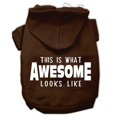 thumbnail image 1 of This Is What Awesome Looks Like Dog Pet Hoodies Brown Size Xl (16), 1 of 1