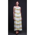 thumbnail image 4 of Bimba Rayon Tie-Dye Ladies Printed Backless Spaghetti Strap Long Maxi Evening Party Dress-Small, 4 of 5