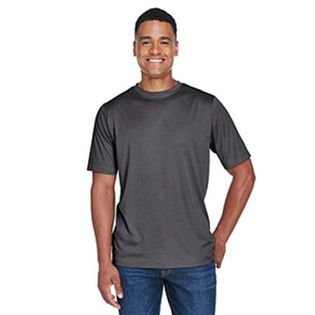 T-Shirt Performance Sonic Heather pour Hommes - DK Gris Heather - S