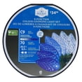 thumbnail image 4 of Holiday Time 70-Count LED Diamond-Cut C9 String Christmas Lights, Blue to Cool White, 4 of 4
