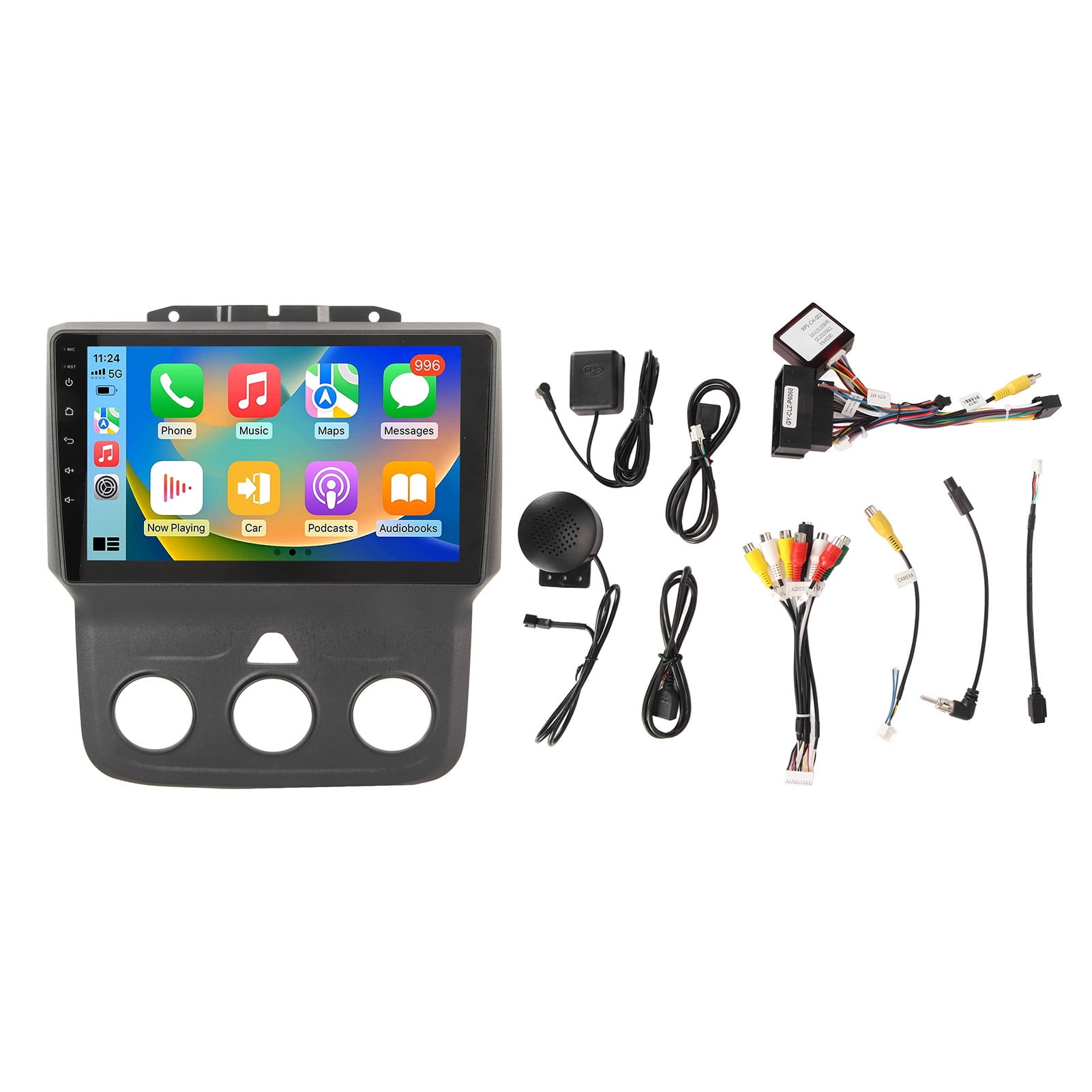 HD  Car Stereo, 2GB 32GB Support WiFi 9inch Touchscreen Reverse Camera Car Stereo Double Din  Surround Sound Processing  For 1500 2500 3500