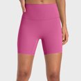 thumbnail image 2 of Yuyuzo Yoga Biker Shorts Womens High Waisted Belly Control Shapewear Workout Running Compression Shorts, 2 of 7