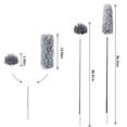 thumbnail image 3 of Dvkptbk Dust brush Duster with Extension Pole(Stainless Steel), 100 In Extra Long Microfiber & Domed Cobwebs Double Replacement Heads Extendable Dusters, 3 of 9