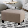 thumbnail image 4 of Rectangle Storage Stool Slipcovers Footstool Slip Covers Footrest Sofa Cover L Brownness, 4 of 8