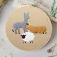 thumbnail image 4 of Wzzjkit Vintage Religious Hand Embroidery Diy Handmades Fabric Material Kit Creatives Needlework Embroidery, 4 of 5