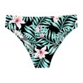 thumbnail image 3 of Kids Girls' Slim Swimming Bottom with Lining UPF50+ Sun Protection Rash Guard Swim Brief Black&Green 10, 3 of 5