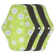 thumbnail image 4 of Reusable Menstrual Cloth Pads, Washable Sanitary Pads Incontinence Pads Soft Use Cloth Panty Pads Light  For Women For Menstrual Period, 4 of 8