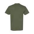 thumbnail image 2 of Gildan Mens Heavy Cotton T-Shirt, M, Military Green, 2 of 2