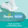 thumbnail image 2 of Pampers Complete Clean Baby Wipes - Fresh Scent, 3 Flip-Top Packs (216 Wipes Total), 2 of 9