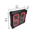 thumbnail image 2 of Electronic Basketball Scoreboard Red Led Aluminum Alloy Waterpolo 30 Seconds Shot Clock Scoreboard Stopwatch Digital Scoreboard For Basketball ,Easy to Use, 2 of 7