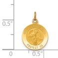 thumbnail image 2 of 14K Yellow Gold Guardian Angel Medal Charm, 2 of 2