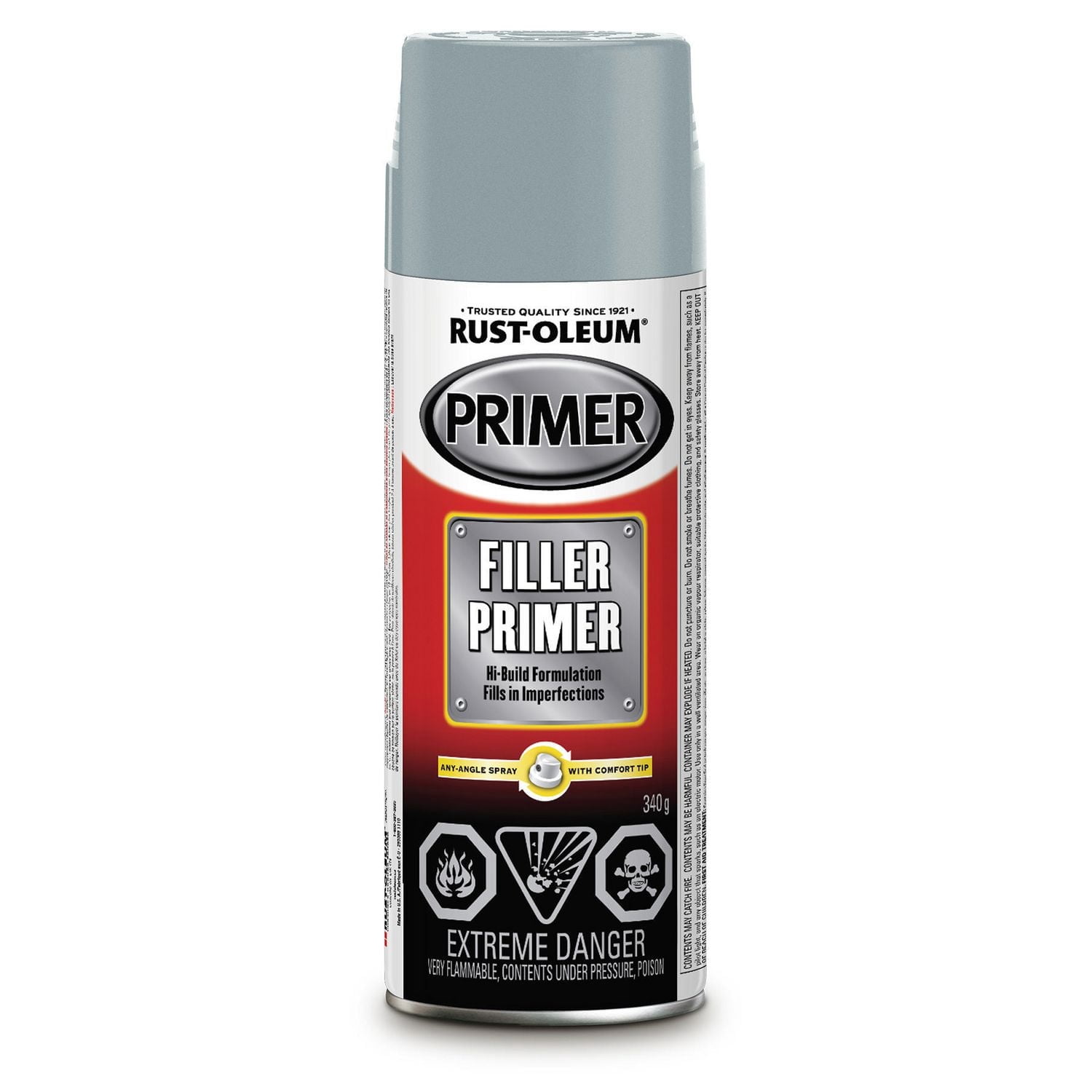 Apprêt bouche-pores ponçable en aérosol Rust-Oleum Specialty, gris, 340 g