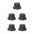 thumbnail image 2 of Thinsony Polyester Breathable Fisherman Cap For Sun Protection And Comfort Sunscreen Fisherman Cap Hat Summer darkgray 58cm 5Set, 2 of 6