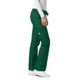 thumbnail image 3 of Adar Universal Women's Straight Leg Scrub Pants, Drawstring, Durable Poplin, Black, 3 of 7