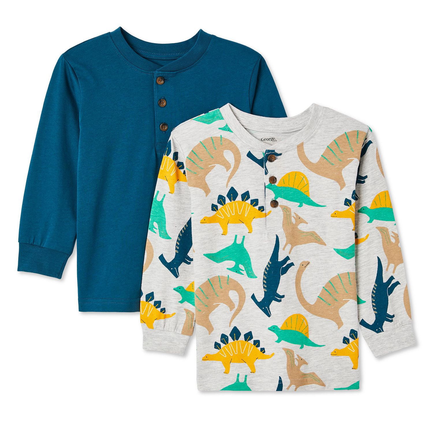 George Toddler Boys' Henley Tee 2-Pack