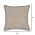 thumbnail image 3 of Herringbone Stripe Cotton Cushions Set of 2 Poly Filled With Zipper Machine Washable, 3 of 5