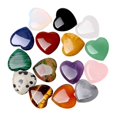 thumbnail image 1 of Natural Crystal Heart Shape Ornaments Set - Gemstone Art Collection, 1 of 5