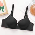 thumbnail image 4 of Kyusrd Plus Size Supportive Bra For Women'S Full Coverage Bra Adjustable Shoulder Straps Bra Soild Color Everyday Bra, 4 of 8