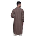 thumbnail image 4 of Atasi Kurta Décontractée Imprimée à Col Mandarin Chemise Ethnique Longue Kurta Asymétrique, 4 of 6