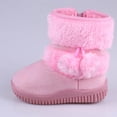 thumbnail image 2 of Girls Boots Thick Sole for Girls Size 4 Girls Non Warm Comfortable Winter Snow for Girls Big Girls Snow Shoes for Girls Commander Boot S Snow - Durable Solid Color Booties for Girls Riding, 2 of 4
