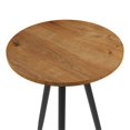 thumbnail image 4 of Table d'Appoint Glam en Bois à 3 Pieds 16 Pouces - Chêne Anglais / Noir, 4 of 6
