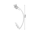 thumbnail image 4 of Meitianfacai Brosse de Nettoyage de Fenêtre avec Long Manche Outil de Nettoyage de Fenêtre - Outil de Nettoyage de Fenêtre Raclette de Lavage de Fenêtre Multi-Usage avec Perche d'Extension pour la Maison, 4 of 9