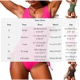 thumbnail image 2 of RXMEKW Solid Color Backless Bikini Set with Mesh for Women, Removable Padded Bra, High-Cut Style, Nylon Spandex, 2 of 7