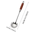 thumbnail image 2 of Tableware - Stainless Steel Serving Spoon Set for Pasta Spaghetti Fork Tongs Spatula Strainer Cooking Spoon Holder, 2 of 7