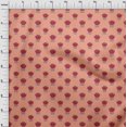 thumbnail image 3 of oneOone Cotton Poplin Fabric Leaves & Lotus Block Print Fabric BTY 56 Inch Wide, 3 of 4
