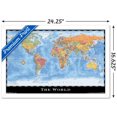 thumbnail image 2 of Map - World Wall Poster, 22.375" x 34", 2 of 4