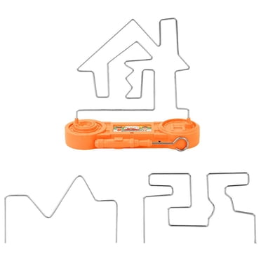Langgg Electric Maze Game Kit Funny Science Experiment Toys Circuit Maze Game Education Game for Kids and Adults Orange 3 in 1