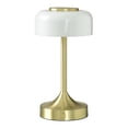 thumbnail image 2 of Better Homes & Gardens Portable Milk Glass Table Lamp, Rechargeable, 2 of 15