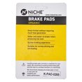 thumbnail image 2 of Niche Brake Pad Set for Honda CRF250RX Rear Organic Motorcycle 519-KPA2487D, 2 of 5