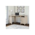 thumbnail image 2 of Bush Furniture Salinas 55W Corner Desk with Storage in Antique White, 2 of 2