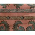 thumbnail image 4 of oneOone Georgette Viscose Fabric Peacock Block Print Fabric BTY 42 Inch Wide, 4 of 4