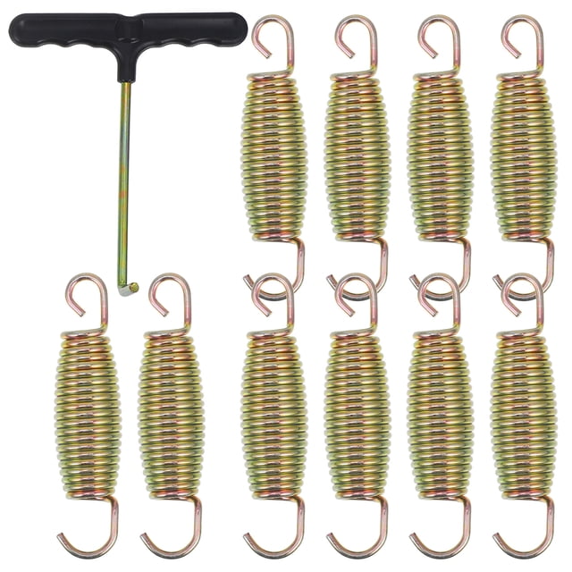 1 Set of Universal Trampoline Springs Practical Galvanized Steel Wire Tension Springs Trampoline Springs