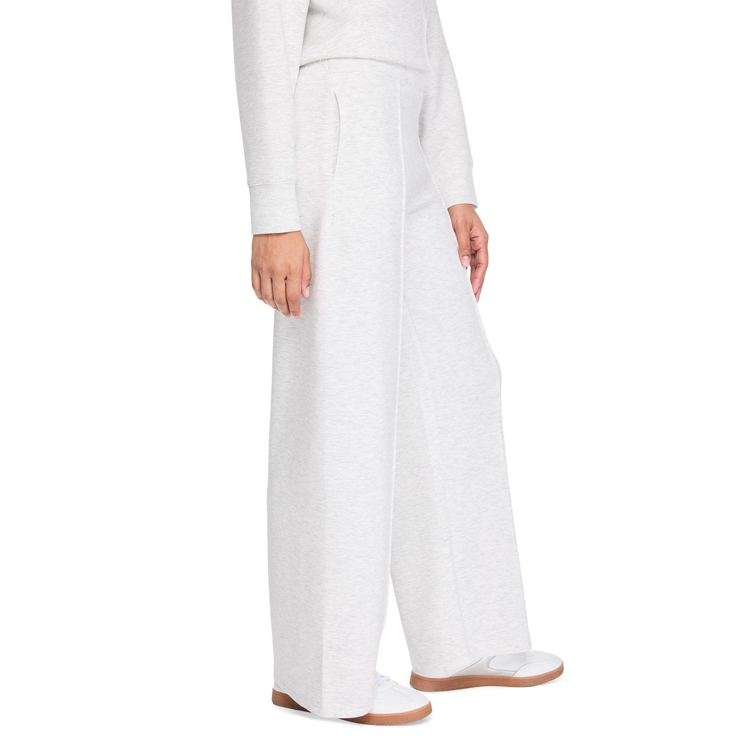 George Women's Scubaknit Pintuck Wide Leg Sweatpant