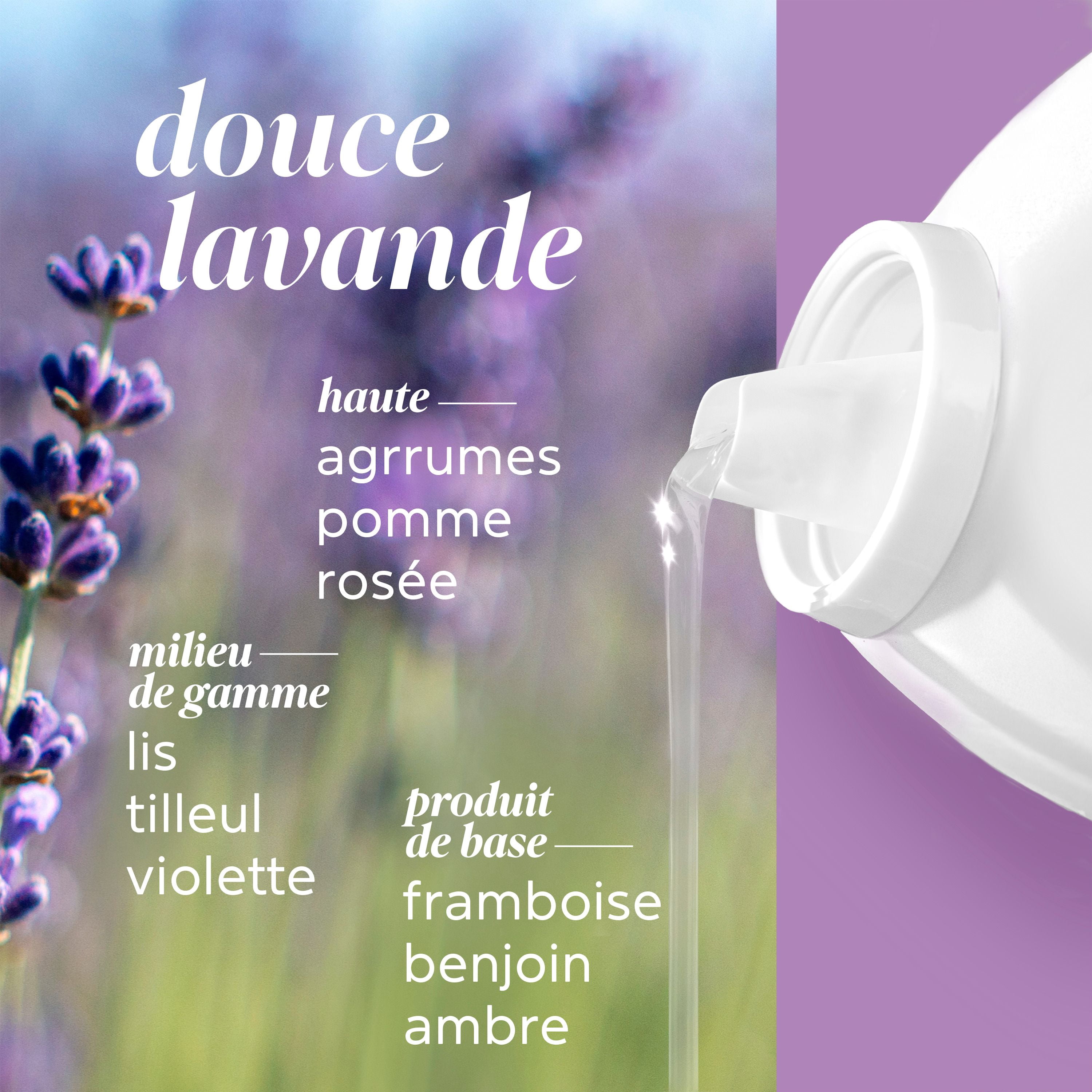 Tide Fresh & Gentle liquid laundry detergent, 100 Loads, Soft Lavender Scent, Gentle laundry soap with nature inspired freshness, Dermatologist tested, 100% free of added dyes and heavy perfumes