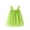 #0187-Mint Green, variant on Cowsor Baby Girl Dress Flower Tulle Party Dresses Princess Pageant Birthday Wedding