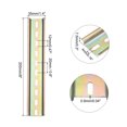 thumbnail image 2 of Unique Bargains DIN Rail Slotted Iron Mounting Guide 8 Inch x 1.4 Inch x 0.3 Inch Iridescent 8 Pcs, 2 of 4