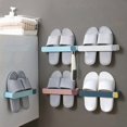 thumbnail image 4 of 4 Pcs Wall Mounted Shoe Rack Space Saving Bathroom Organizer Multi Layer, 4 of 7