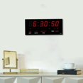 thumbnail image 3 of Grand Affichage LED Horloge Numérique avec Date Température Intérieure Calendrier Semaine Mur, 3 of 7