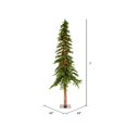 thumbnail image 3 of Vickerman A805172LED Arbre Natural Alpine de 7 Pi x 42 Po avec 921 Pointes et 300 Lumières DEL Multicolores, 3 of 3