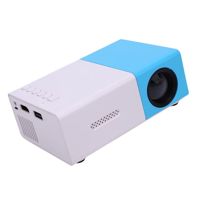 Mini Projecteur, Projecteur Vidéo 1080P Full HD Pris en Charge, Projecteurs de Films de Cinéma Maison Portatifs pour l'Extérieur, Compatible avec Interface Multimédia HD, USB, AV, Téléphone Intelligent