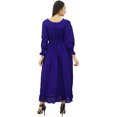 thumbnail image 4 of Bimba Robe Maxi Longue Décontractée en Coton pour Femme à Taille Smockée, 4 of 7