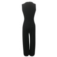 thumbnail image 5 of Combinaisons une Pièce pour Femmes Femmes Diamant Uni Combinaison à Col Licou Pyjamas Décontractés Pantalon à Jambes Larges Enterizos de Mujer de Verano, 5 of 5